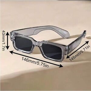 Original Retro Brand Transparent Black Glasses